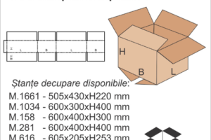 cutii carton - stante decupare disponibile