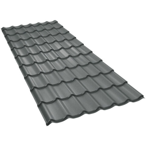 tigla-metalica-clasic-bilka-mat-gri-grafit-ral7024
