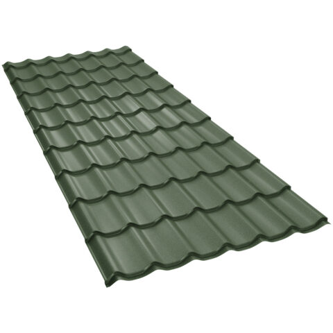 tigla-metalica-clasic-bilka-mat-verde-ral6020