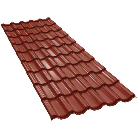 tigla-metalica-gotic-bilka-lucios-rosu-maroniu-ral3009