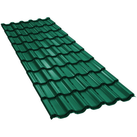 tigla-metalica-gotic-bilka-lucios-verde-ral6005