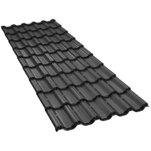 tigla-metalica-gotic-bilka-mat-negru-ral9005