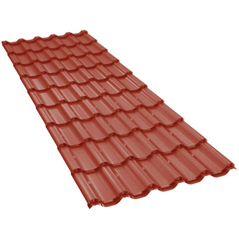 tigla-metalica-gotic-bilka-mat-rosu-maroniu-ral3009