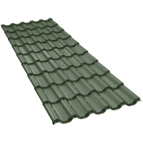 tigla-metalica-gotic-bilka-mat-verde-ral6020